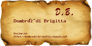 Dombrádi Brigitta névjegykártya